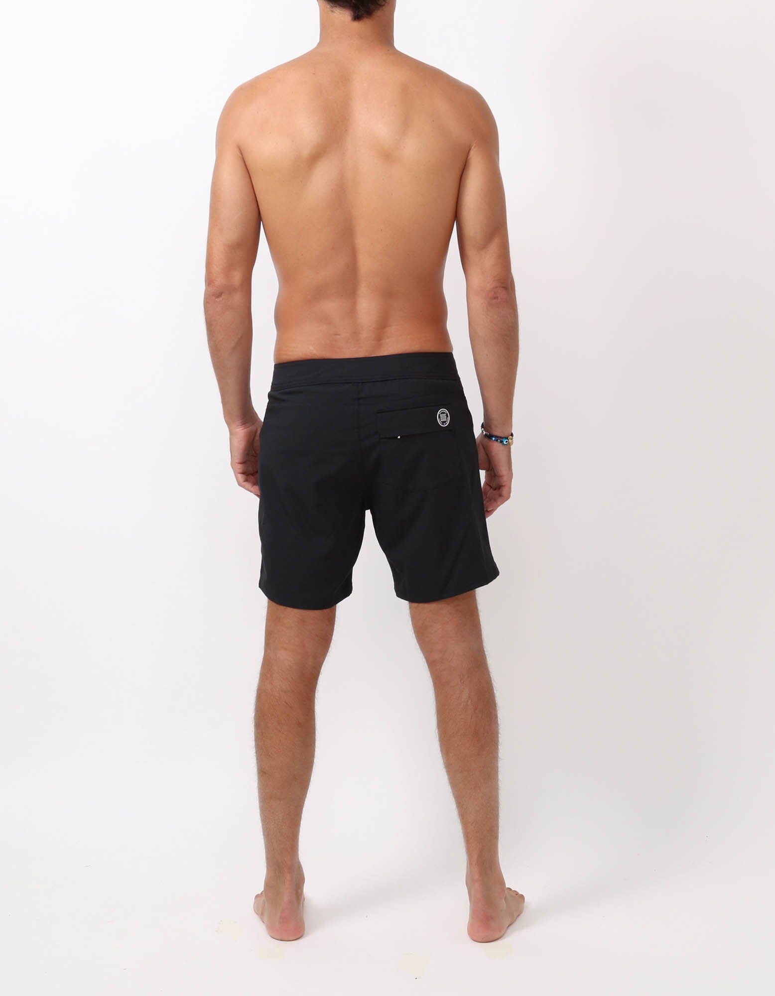 Barth5 - 00. Black Swim Shorts - Barth5 MACKEENE 