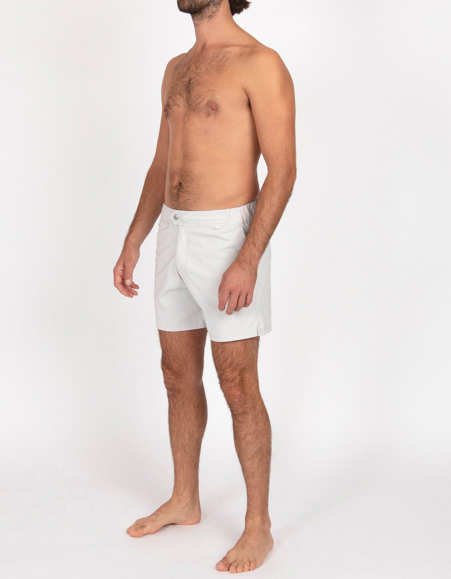 Gize - 00. Light Grey Swim Shorts - Gize MACKEENE 