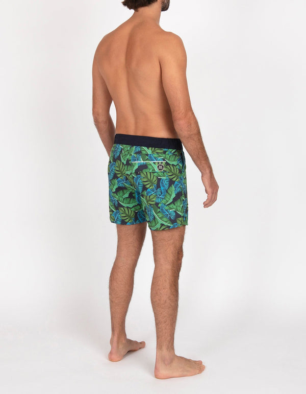 Gize - P02. Navy Tropic & Navy Swim Shorts - Gize MACKEENE 