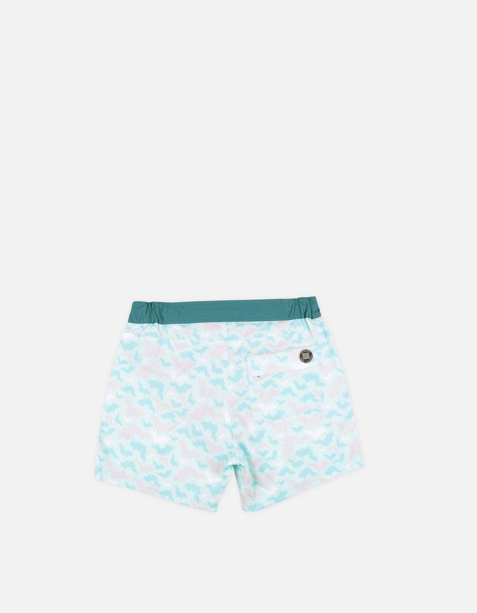 Gize - P07. St Bat Turquoise & Duck Swim Shorts - Gize MACKEENE 