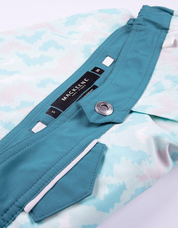 Gize - P07. St Bat Turquoise & Duck Swim Shorts - Gize MACKEENE 