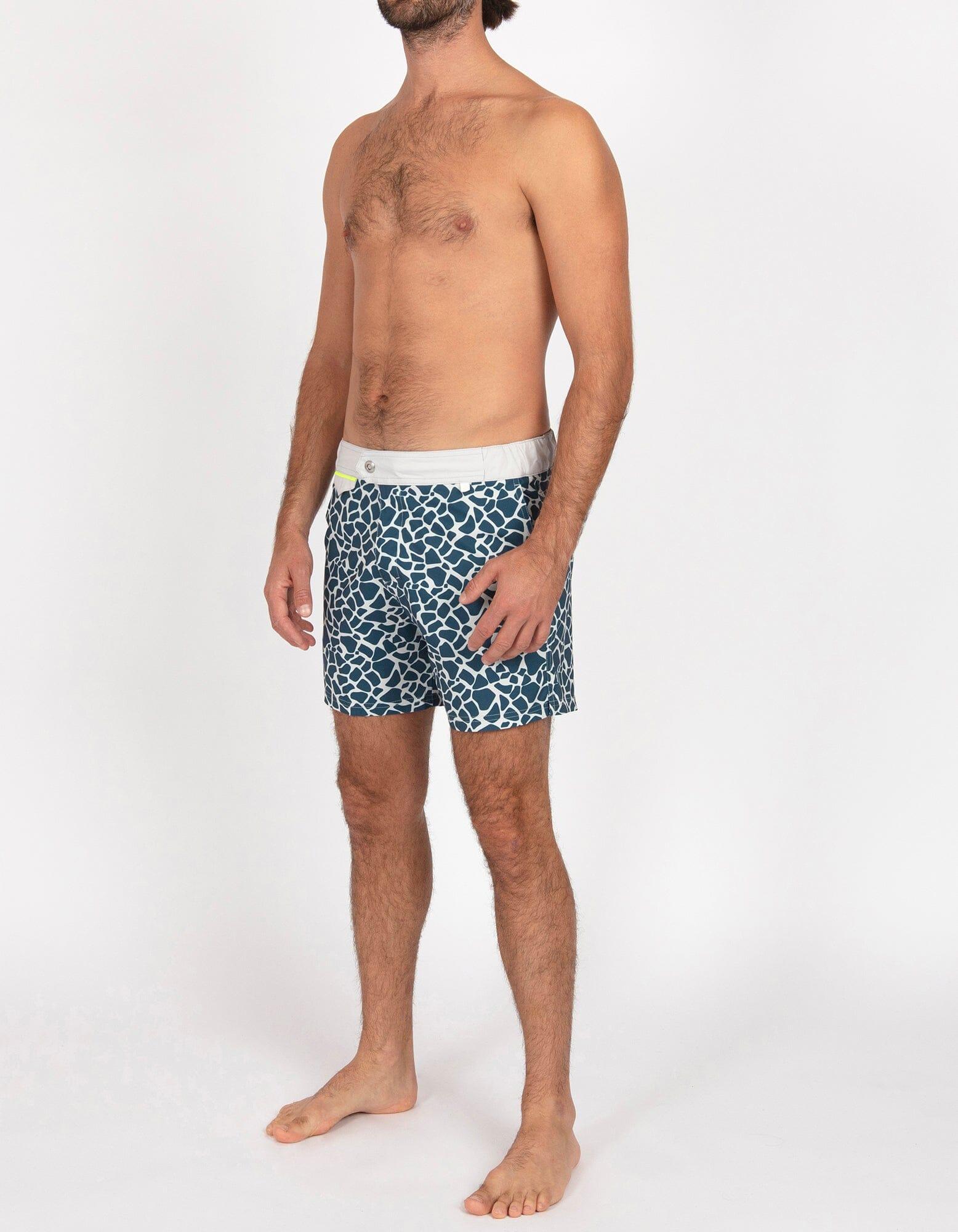 Gize - P15. Mini Lakes & Grey Swim Shorts - Gize MACKEENE 