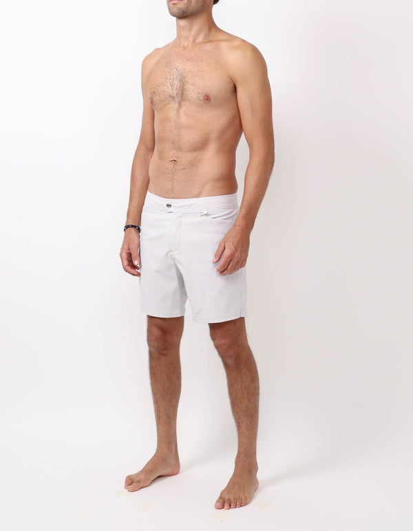 Barth4 - 00. Light Grey Swim Shorts - Barth4 MACKEENE 